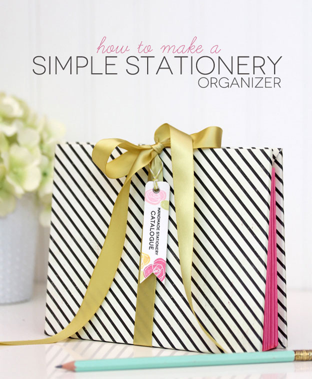 Papier-Ziehharmonika-Organizer von damask love